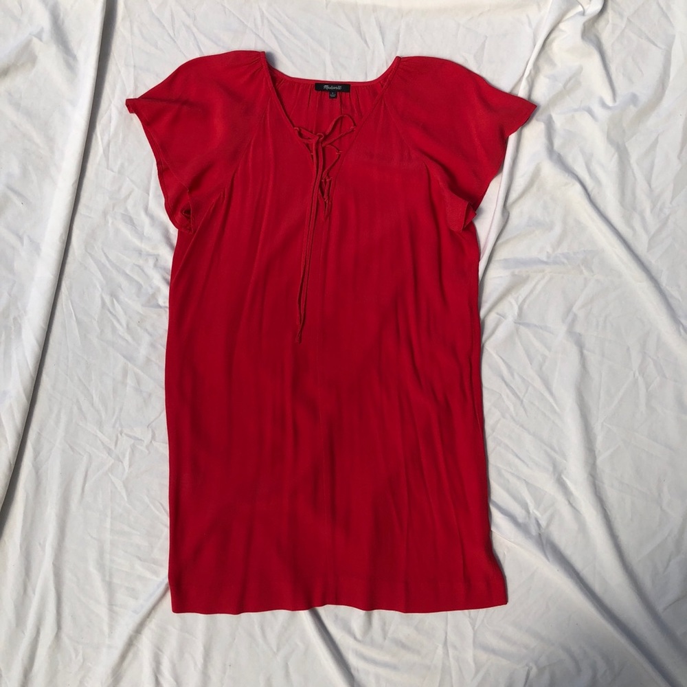 LAST CHANCE Madewell ruffle sleeve dress